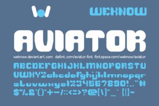 Aviator Typeface: Bold, Extended Editorial Display Font