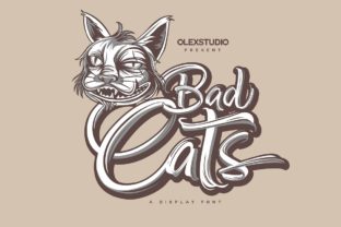 Bad Cats Display Font for Web Design