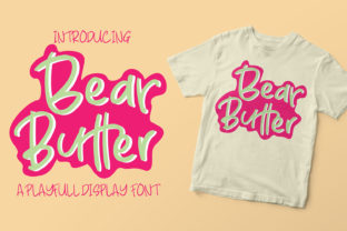 Bear Butter: A Playful Display Font That Delivers Digital Charm