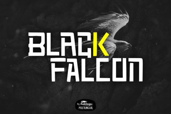 Black Falcon: A Bold Display Font That Holds Its Ground