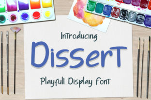 Dissert: A Playful Display Font for Editorial Charm