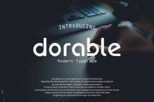 Dorable: A Rounded Display Font Bringing Warmth to Brand Design