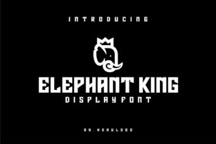 Elephant King: A Bold Display Font for Editorial Impact