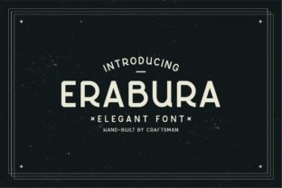 Erabura: A Timeless Display Font for Polished Branding