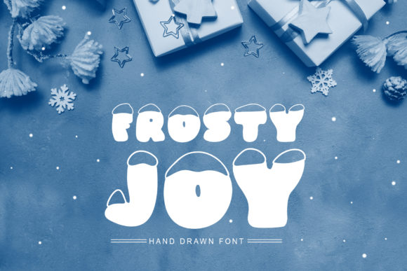 Frosty Joy: A Winter Display Font for Digital Branding
