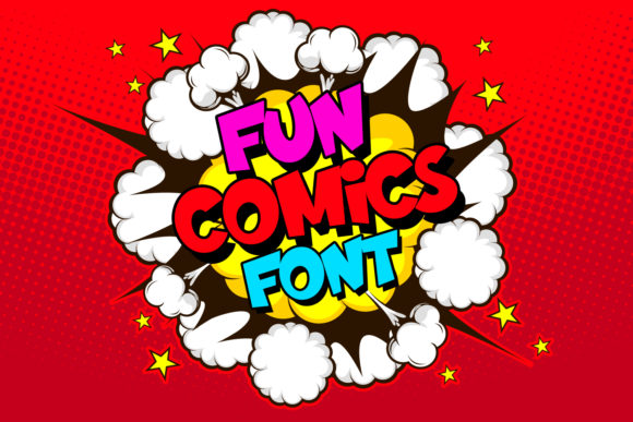 Fun Comics: A Playful Display Font for Authentic Branding