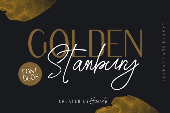 Golden Stanbury: A Display Font That Elevates Your Brand