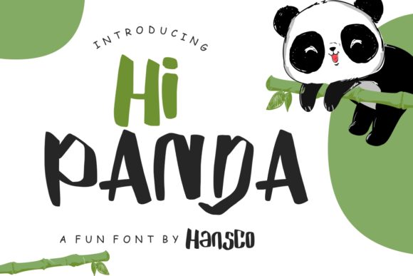 Hi Panda: A Display Font with Raw Editorial Charm