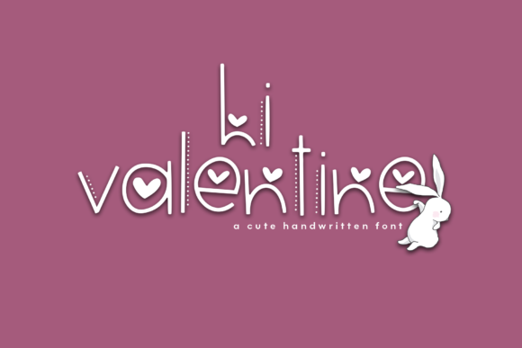 Hi Valentine: A Thoughtful Display Font for Romantic Editorial Moments