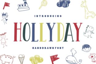 Hollyday: A Friendly Display Font That Makes Your Brand Shine