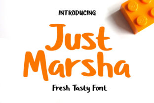 Just Marsha: A Playful Display Font That Captures Attention