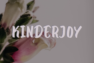 Kinderjoy: A Playful Display Font for Kid-Friendly Editorial Layouts