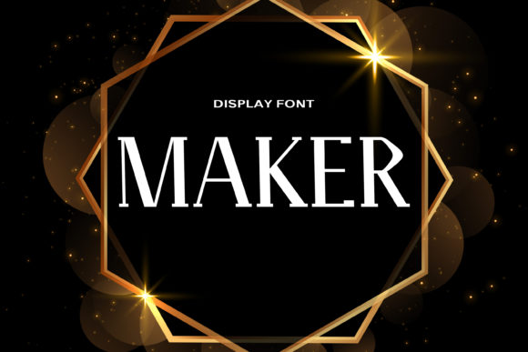 Maker Display Font for Handmade Creators