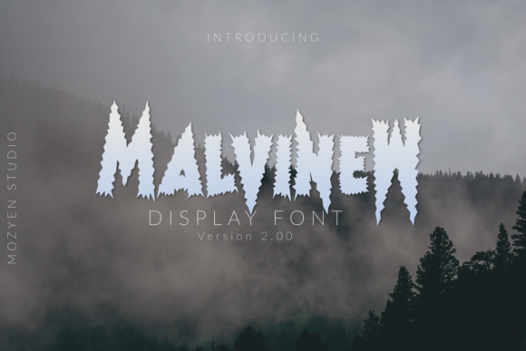 Malvinew 2.00: A Warm, Handcrafted Display Font for Makers