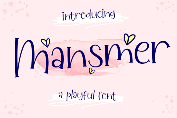 Mansmer: A Whimsical Display Font for Web Designers