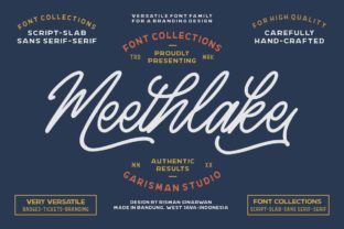 Meethlake: A Light, Sweet Display Font That Feels Like Home