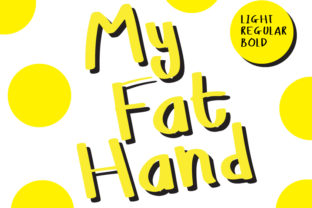 My Fat Hand Font: A Maker's Review for Handmade Products