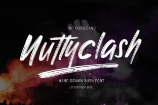 Nuttyclash: A Raw, Adventurous Display Font for Handmade Makers