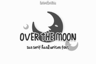 Over the Moon: The Charming Display Font for Crafters