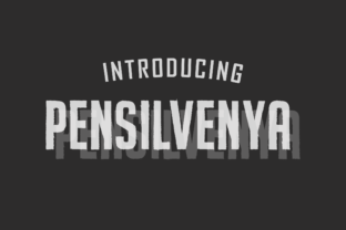 Pensilvanya: A Bold Display Font for Digital Branding