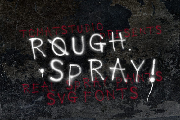 Rough Spray: A Gritty Display Font for Campaigns