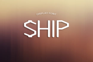 Ship: A Futuristic Display Font with Technical Flair