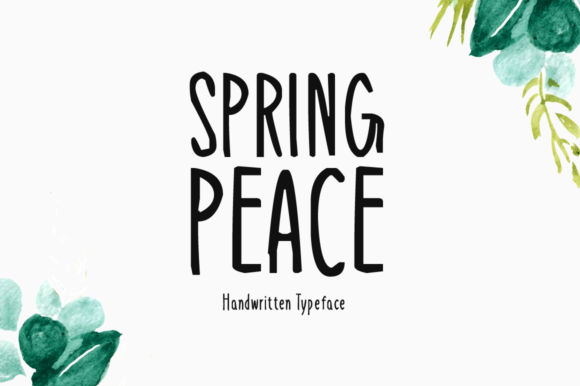Spring Peace: A Handwritten Font for Clear, Personal Campaigns