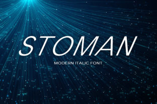 Stoman: A Clean, Sign-Inspired Display Font for Modern Branding