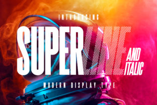 SuperLine: A Modern Display Font for Bold Branding