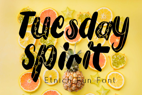 Tuesday Spirit: A Display Font That Lifts Campaign Visuals