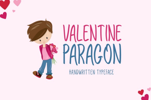 Valentine Paragon: A Romantic Display Font for Editors