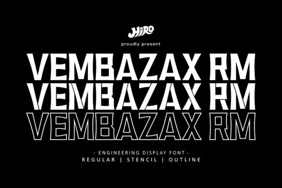 Vembazax Rm: A Bold Display Font That Elevates Digital Branding