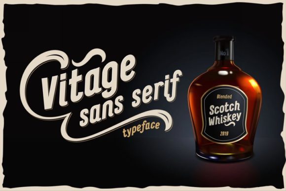 Vitage: A Vintage Display Font with Editorial Warmth