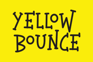 Yellowbounce: A Playful Display Font That Makes Kids’ Brands Shine